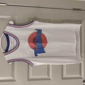 Men's white Space Jam basketball jersey Tune Squad #10 Lola size small